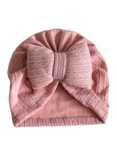 Load image into Gallery viewer, Textured Bow Turban