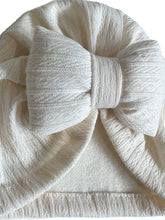Load image into Gallery viewer, Textured Bow Turban
