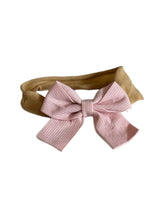 Load image into Gallery viewer, Ribbed Bow Headband
