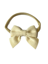 Load image into Gallery viewer, Suede Bow Headband