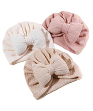 Load image into Gallery viewer, Textured Bow Turban