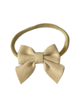 Load image into Gallery viewer, Suede Bow Headband