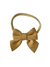Load image into Gallery viewer, Suede Bow Headband