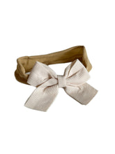 Load image into Gallery viewer, Ribbed Bow Headband
