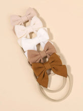 Load image into Gallery viewer, Suede Bow Headband