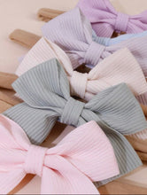 Load image into Gallery viewer, Ribbed Bow Headband