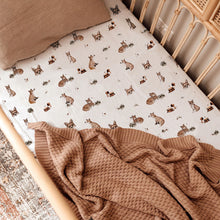 Load image into Gallery viewer, Snuggle Hunny Fitted Cot Sheet