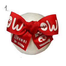 Load image into Gallery viewer, Christmas Theme Bow