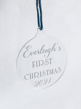 Load image into Gallery viewer, Personalised Acrylic Christmas Bauble