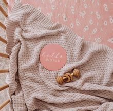 Load image into Gallery viewer, Snuggle Hunny Diamond Knit Baby Blanket *PRE-ORDER*