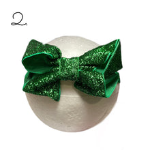 Load image into Gallery viewer, Glitter Christmas Bow
