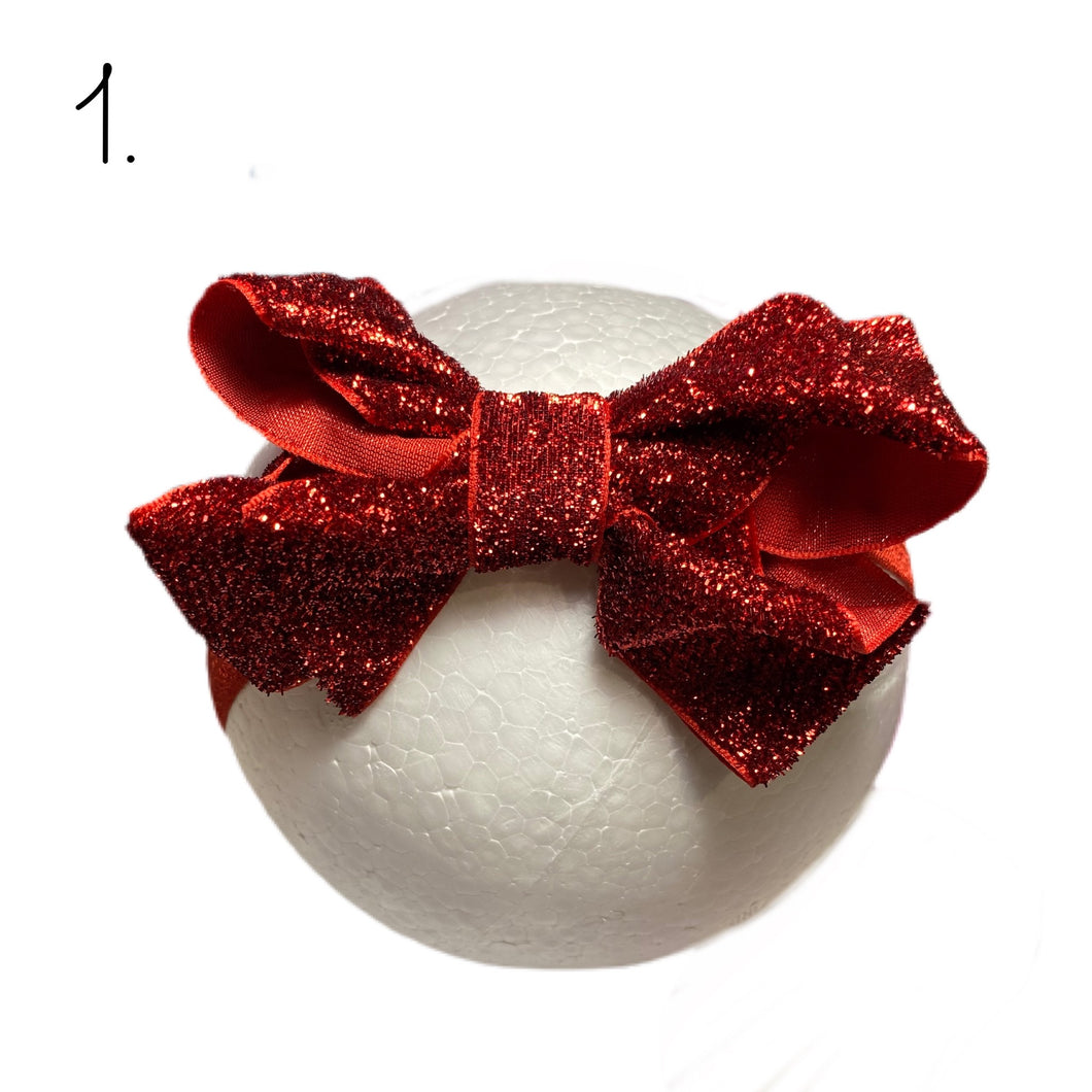 Glitter Christmas Bow