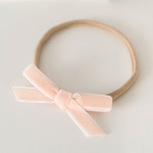 Load image into Gallery viewer, Snuggle Hunny Velvet Bow
