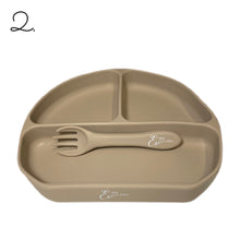 Load image into Gallery viewer, Silicone Plate &amp; Fork
