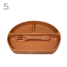 Load image into Gallery viewer, Silicone Plate &amp; Fork

