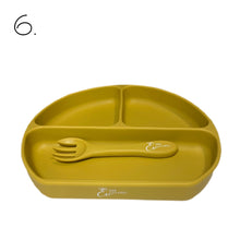Load image into Gallery viewer, Silicone Plate &amp; Fork

