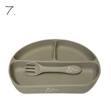Load image into Gallery viewer, Silicone Plate &amp; Fork
