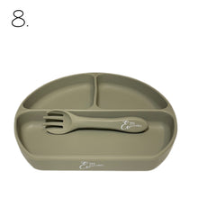 Load image into Gallery viewer, Silicone Plate &amp; Fork
