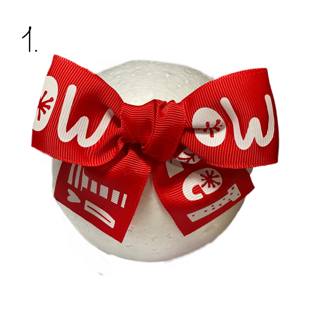 Christmas Theme Bow