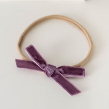 Load image into Gallery viewer, Snuggle Hunny Velvet Bow
