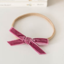 Load image into Gallery viewer, Snuggle Hunny Velvet Bow
